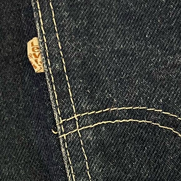 Vintage Levi’s 573 Mom High Waisted Creased Jeans Size 9 - Picture 5 of 10